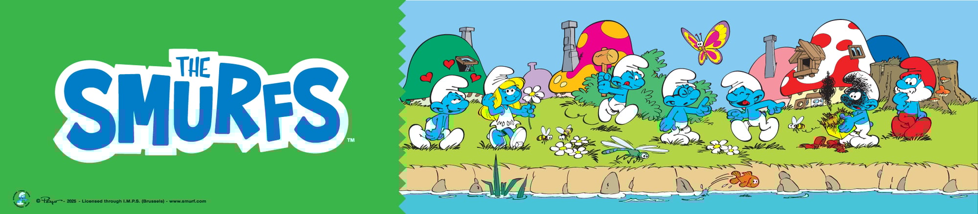 Smurfs Website Banner 2049 x 450px